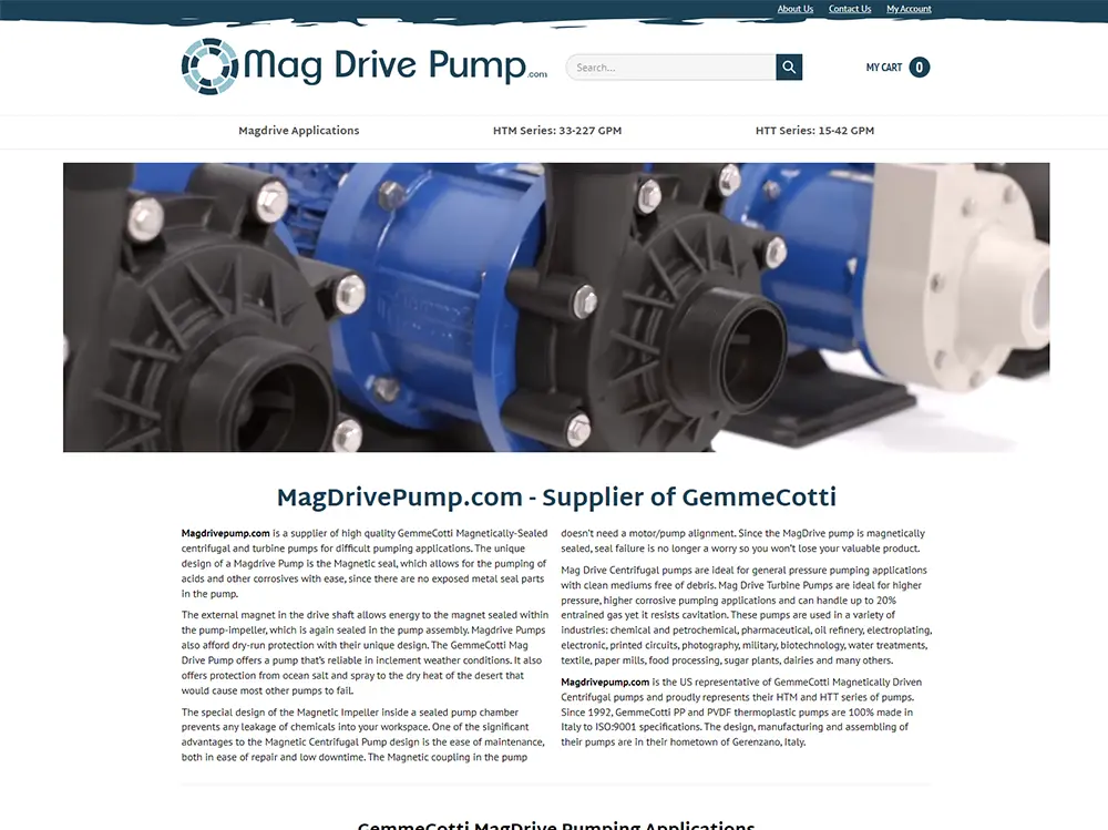 Magdrive Pump website